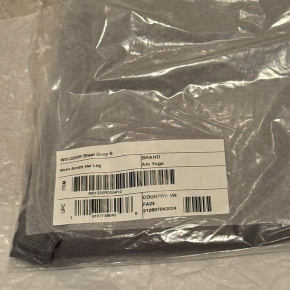 ALO Yoga 7/8 High-Waist Airlift Legging Steel Gray S New - Picture 4 of 5